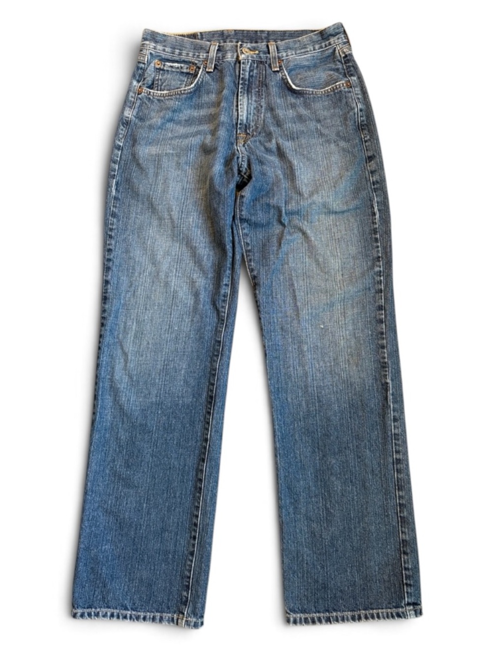 Lucky Brand Loose Fit Straight-Leg Jeans Men’s 30x32 Medium Blue READ